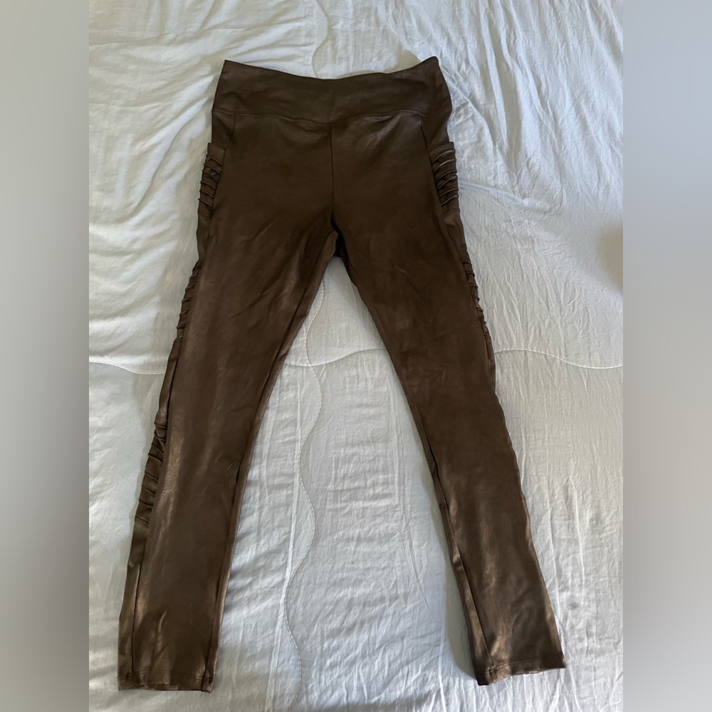 Vera Wang faux leather pants